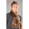 Beaver fur scarf - Dark brown